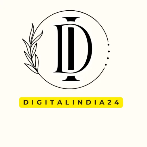 a logo with a letter d in a circle